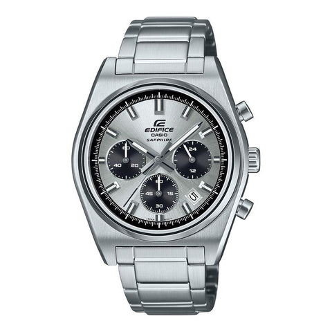 Casio Edifice EFB730D-7AV Grey quartz stainless steel watch