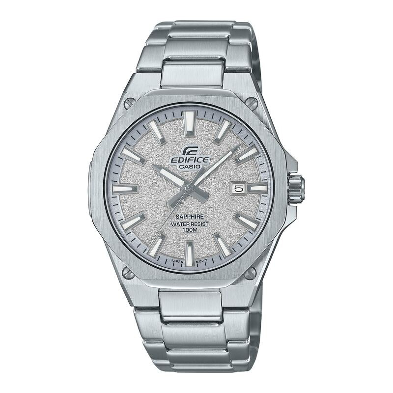 Casio Edifice EFRS108DE-8AV Silver quartz stainless steel watch