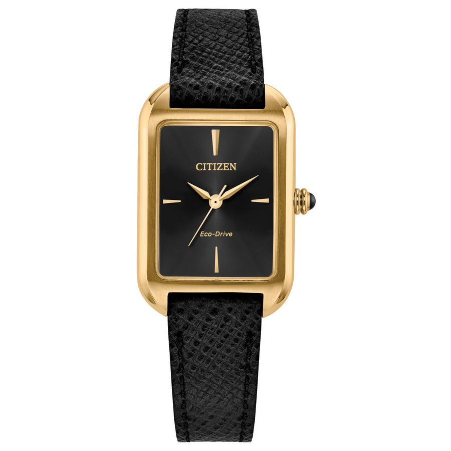 Citizen Dress Classic EM1192-01E eco-drive leather watch
