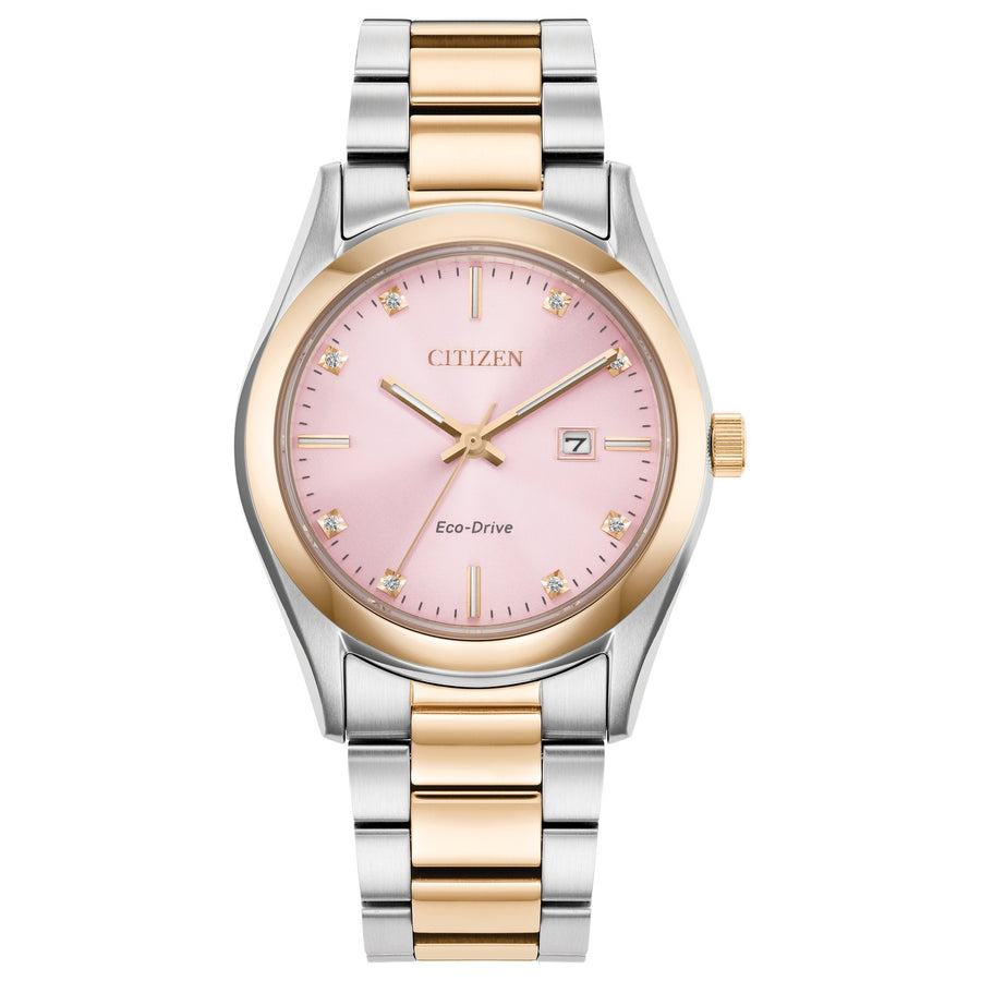 Citizen Sport Luxury Diamond 8-Diamonds EW2706-58X eco-drive stainless steel watch