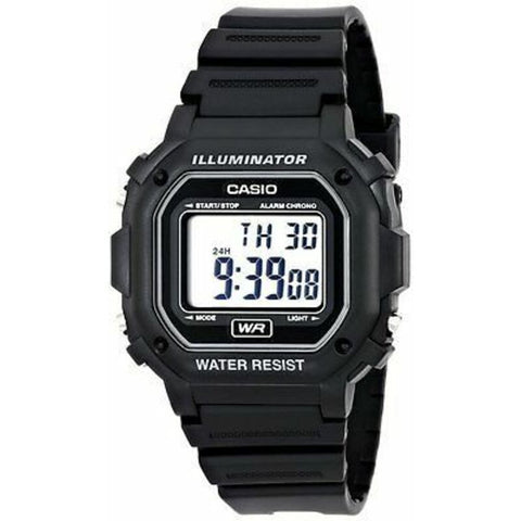 Casio Vintage F108WH-1A Blue quartz resin watch