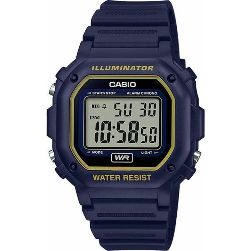 Casio Vintage F108WH-2A2 Silver quartz resin watch