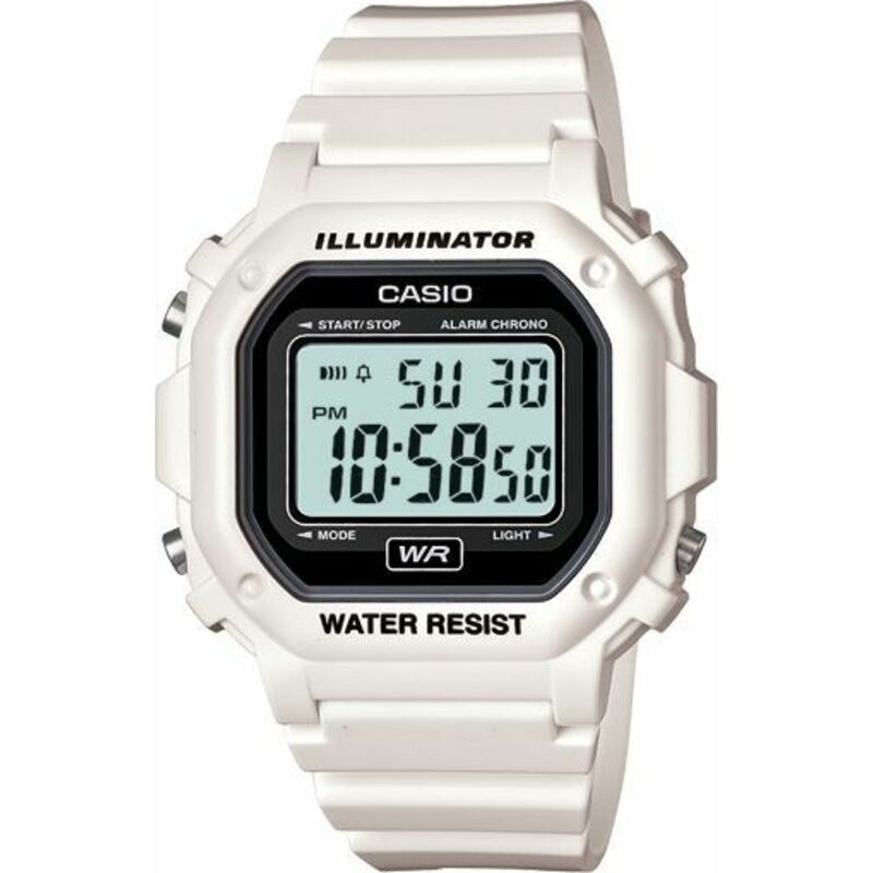 Casio Vintage F108WHC-7A Blue quartz resin watch