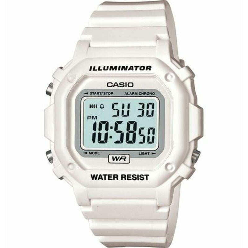 Casio Vintage F108WHC-7B Blue quartz resin watch