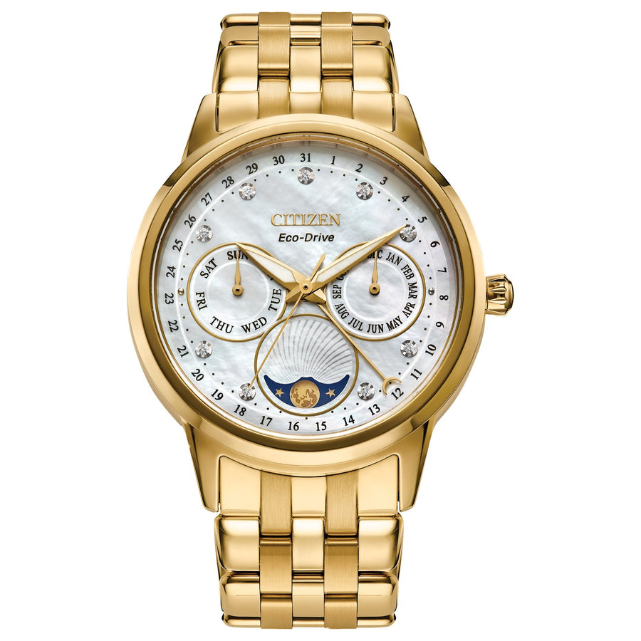 Citizen Calendrier FD0002-57D eco-drive stainless steel watch
