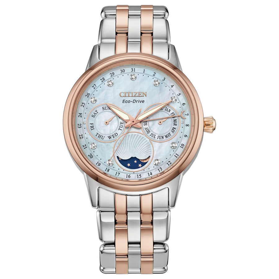 Citizen Calendrier FD0006-56D eco-drive stainless steel watch