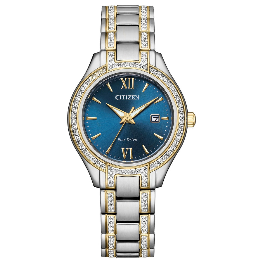 Citizen Silhouette Crystal FE1234-50L eco-drive stainless steel watch