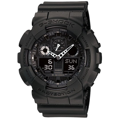 Casio G-Shock GA100-1A1 Black quartz resin watch