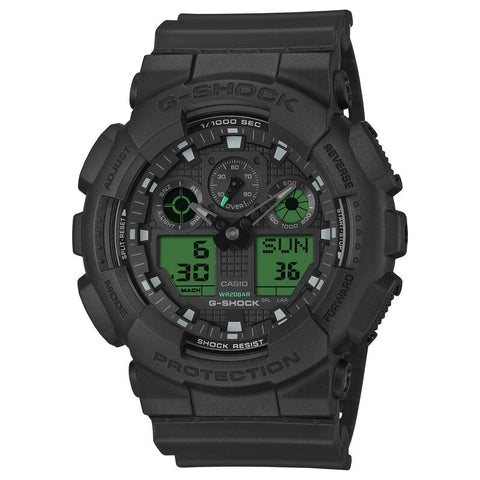 Casio G-Shock GA100BEG-1A Grey quartz resin watch