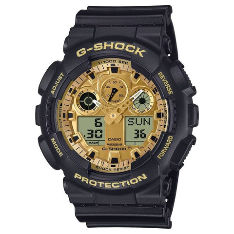 Casio G-Shock GA100GGB-1A9 Gold quartz resin watch