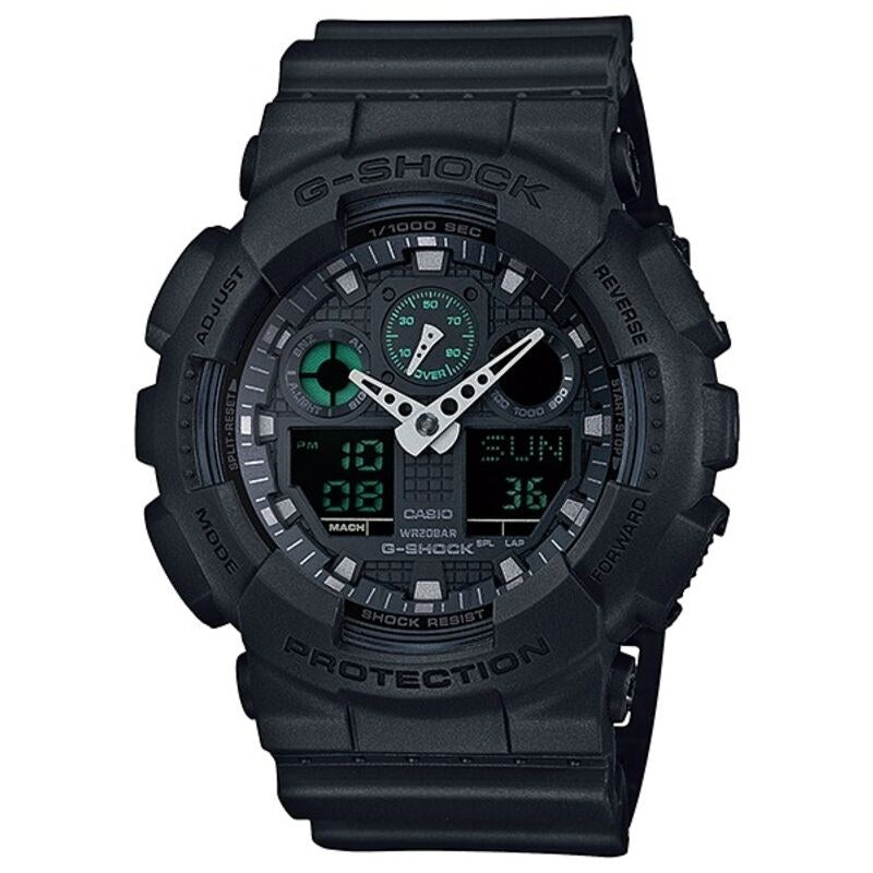 Casio G-Shock GA100MB-1A Black quartz resin watch