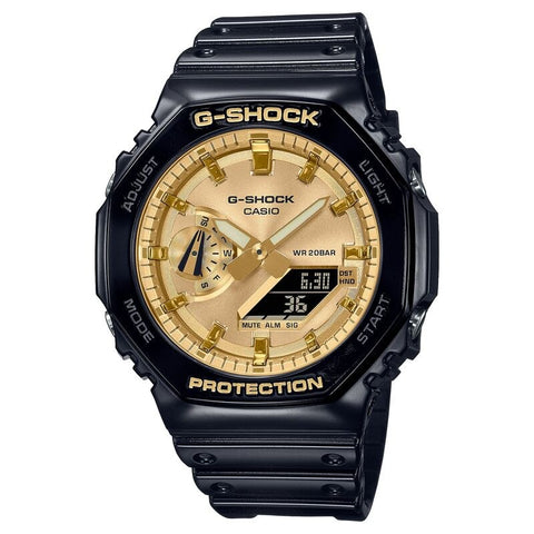 Casio G-Shock GA2100GB-1A Gold quartz resin watch
