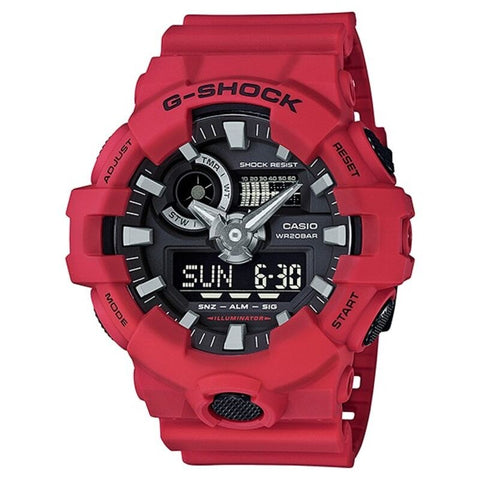 Casio G-Shock GA700-4A Black quartz resin watch