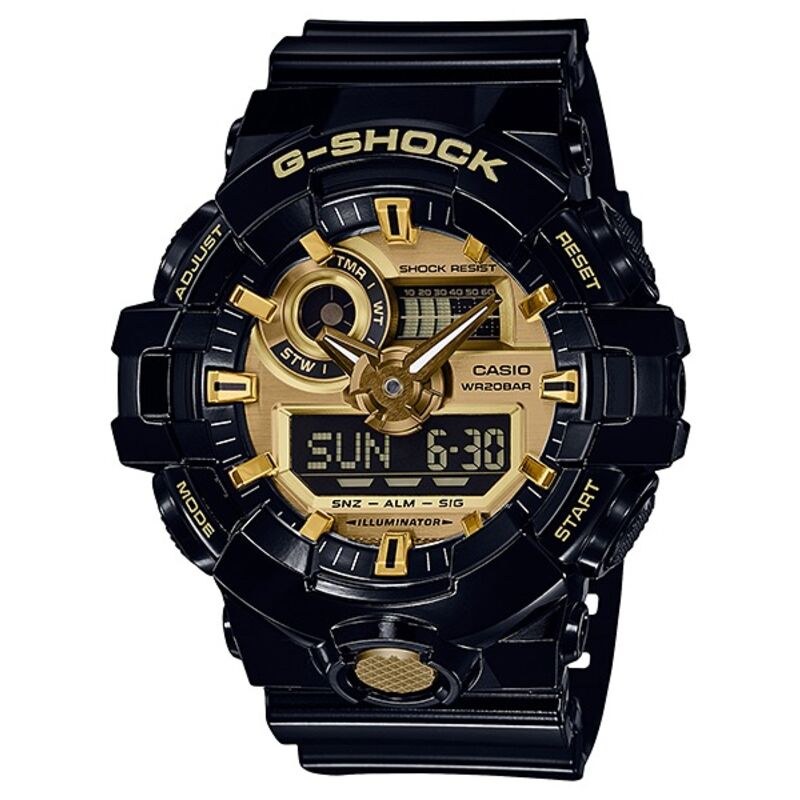 Casio G-Shock GA710GB-1A quartz resin watch
