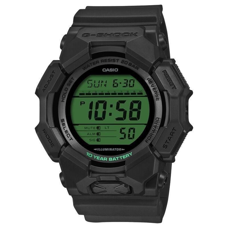 Casio G-Shock GD010BEG-1 Green quartz resin watch