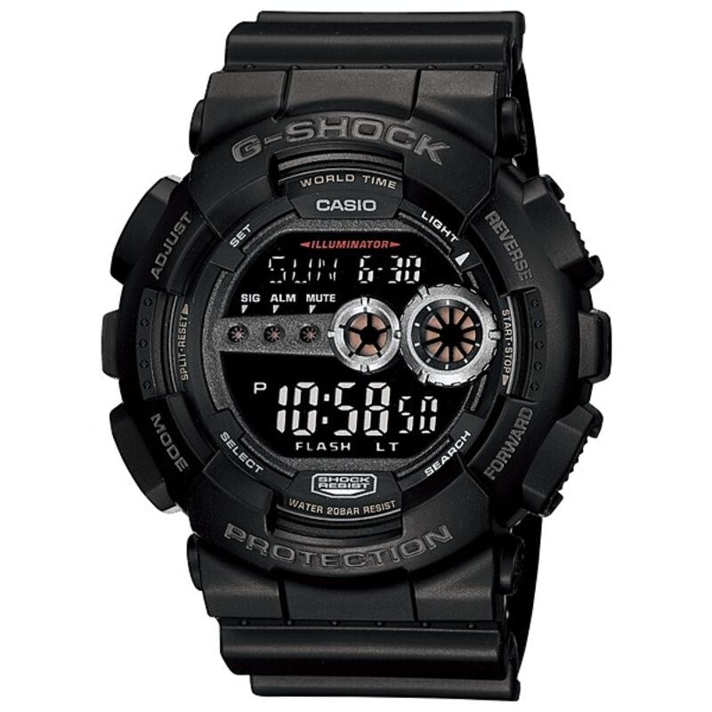 Casio G-Shock GD100-1B quartz resin watch