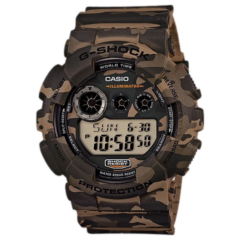 Casio G-Shock GD120CM-5 Black quartz resin watch