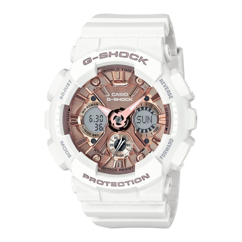 Casio G-Shock Women GMAS120MF-7A2 Red quartz resin watch