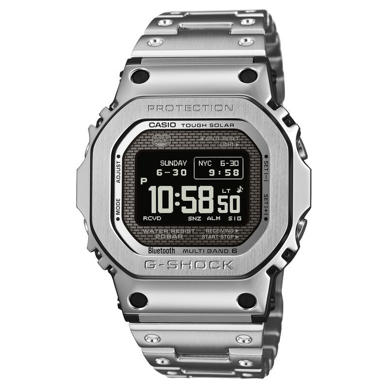 Casio G-Shock GMWBZ5000D-1 Silver quartz stainless steel watch