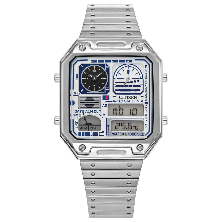 Citizen R2-D2 JG2121-54A eco-drive stainless steel watch