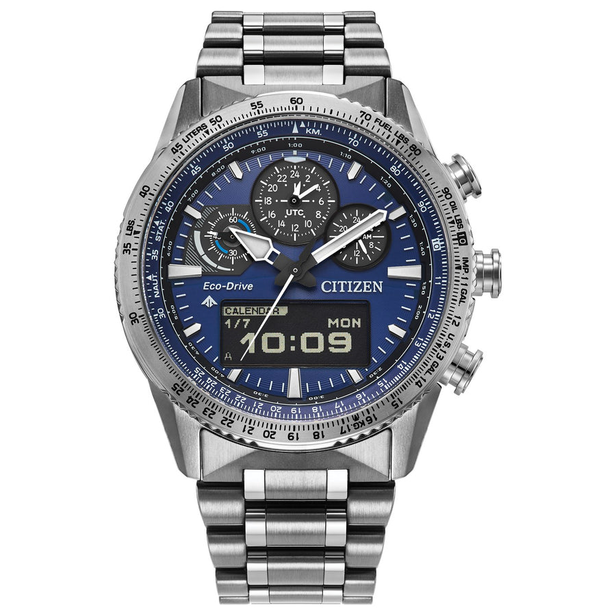 Citizen Promaster Skyhawk U830 JV2000-51L eco-drive stainless steel watch
