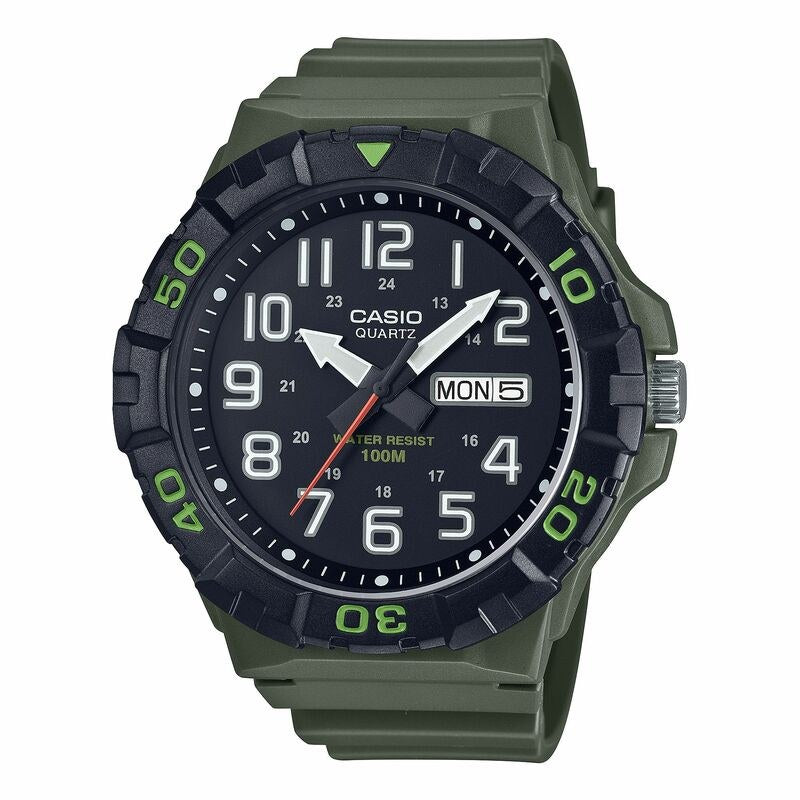 Casio Classic MRW210H-3AV Black quartz resin watch