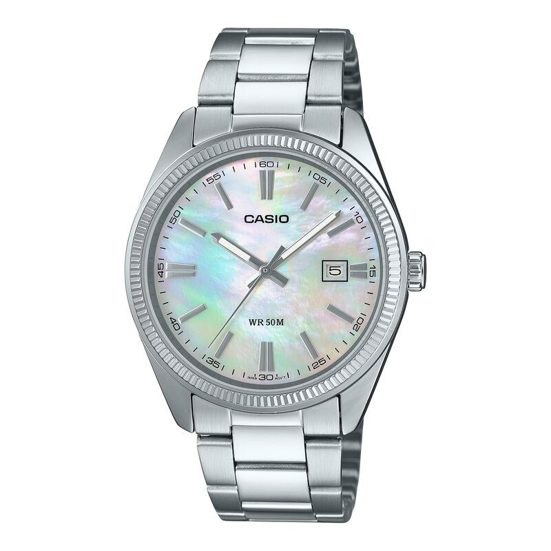 Casio Classic MTP1302PSC-7A Blue quartz stainless steel watch