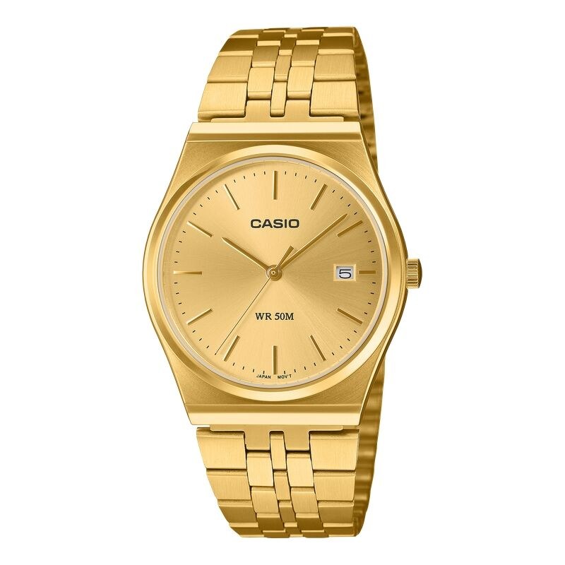 Casio Classic MTPB145GC-9AV Gold quartz stainless steel watch