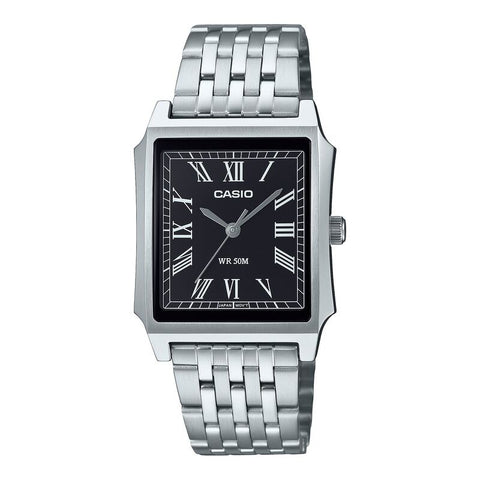Casio Classic MTPB190D-1BV Black quartz stainless steel watch
