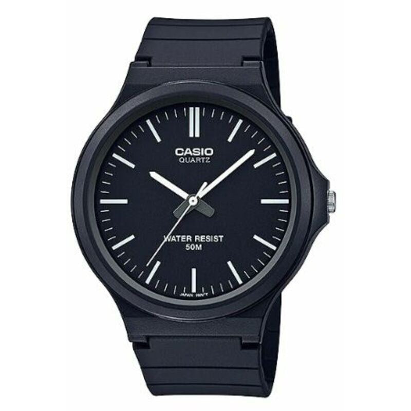 Casio Classic MW240-1EV Black quartz resin watch