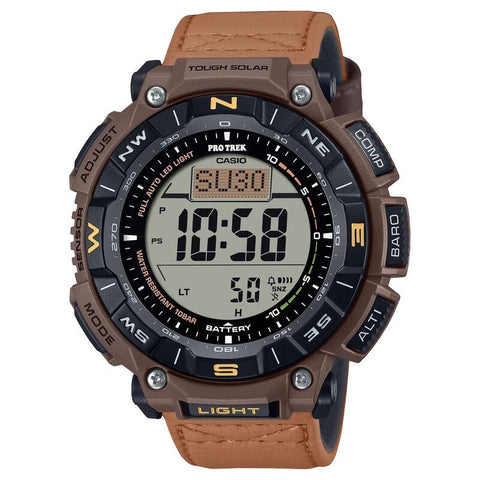 Casio Pro Trek PRG340L-5 Silver quartz resin watch