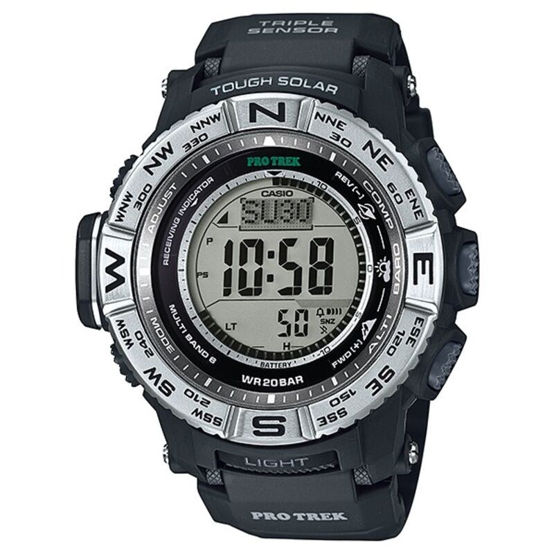 Casio Pro Trek PRW3500-1 Silver quartz resin watch