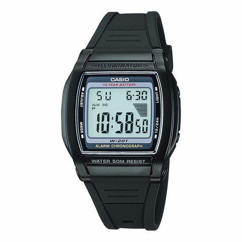 Casio Classic W201-1AV Blue quartz resin watch
