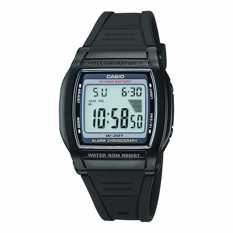 Casio Classic W201-1AV Blue quartz resin watch