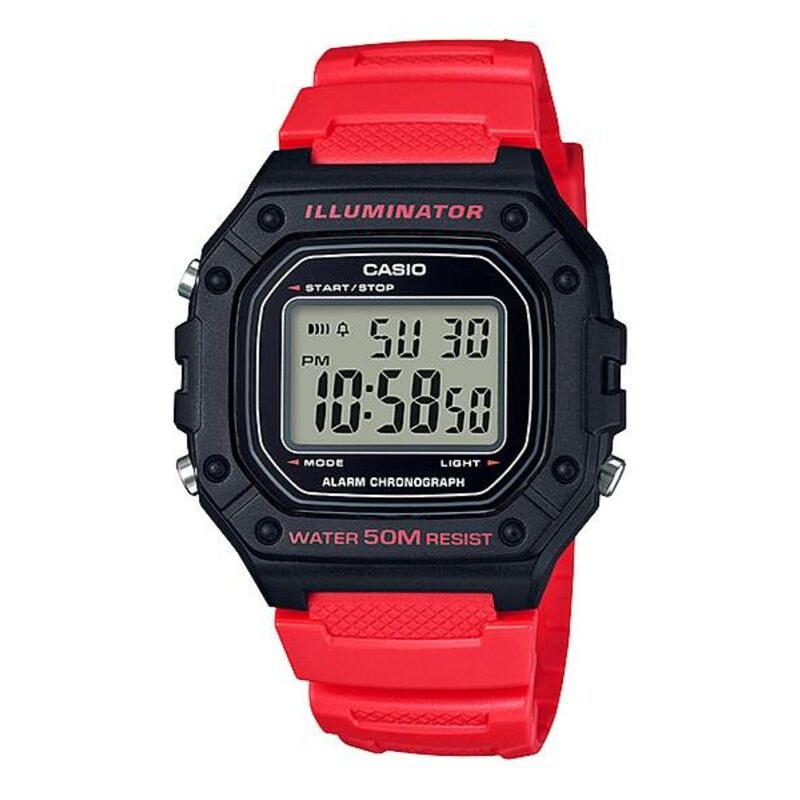Casio Classic W218H-4BV Silver quartz resin watch