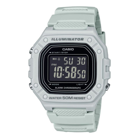 Casio Classic W218H-8BV Grey quartz resin watch