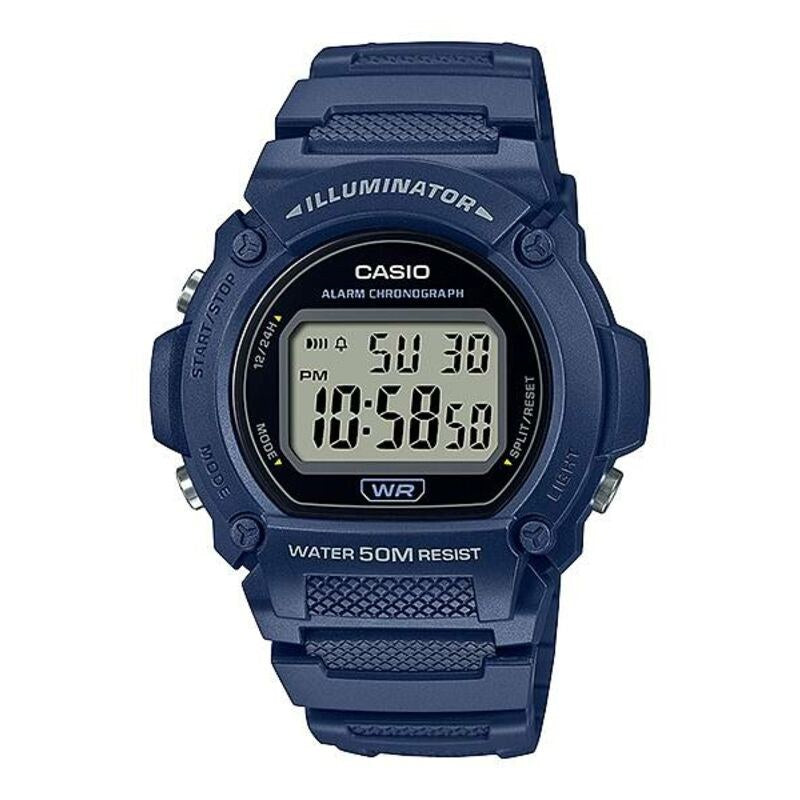 Casio Classic W219H-2AV Silver quartz resin watch