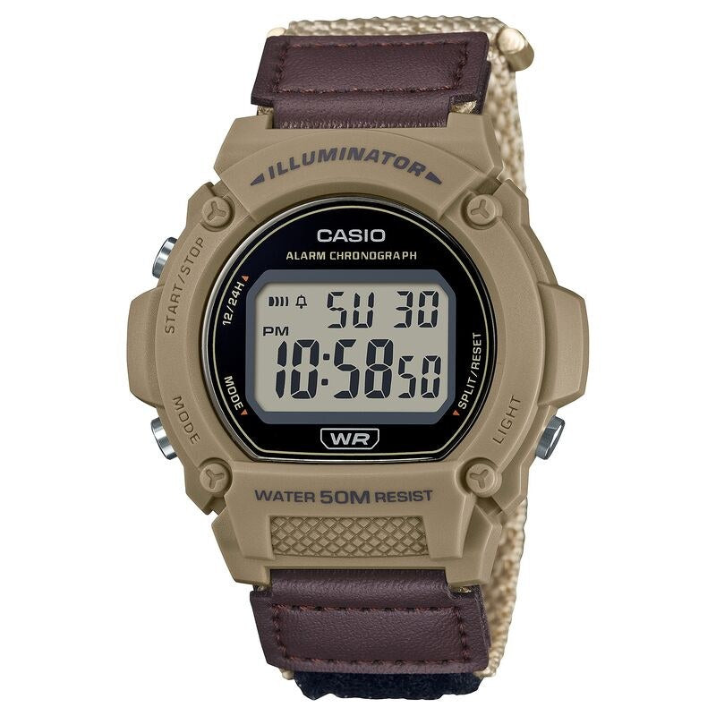 Casio Classic W219HB-5AV Grey quartz resin watch