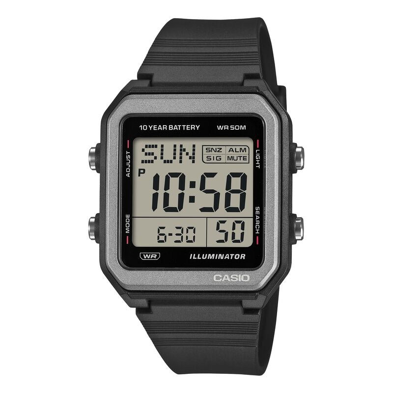 Casio Classic W221H-1AV Silver quartz resin watch