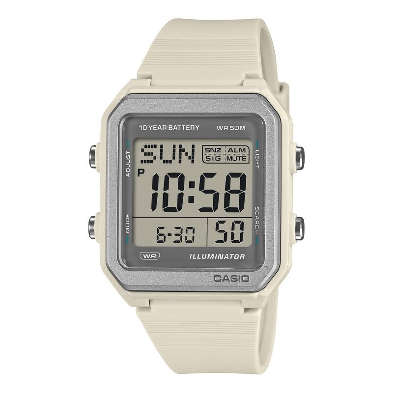 Casio Classic W221H-8AV Silver quartz resin watch