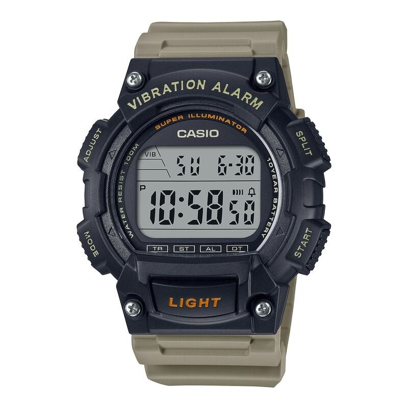 Casio Classic W736H-5AV Silver quartz resin watch