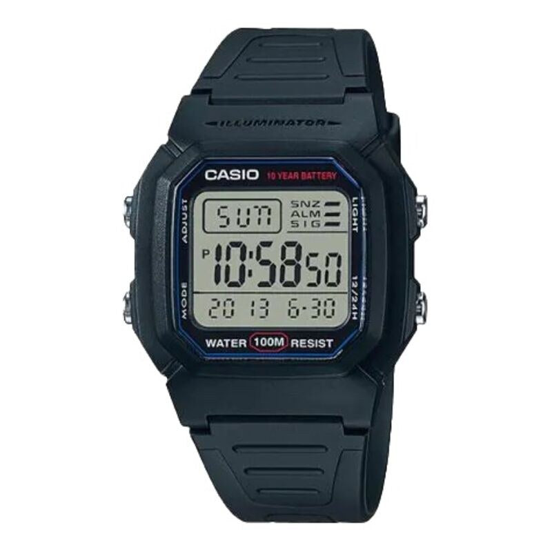 Casio Classic W800H-1AV Silver quartz resin watch