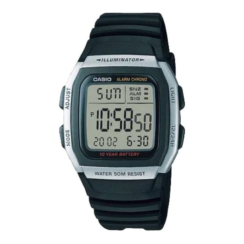 Casio Classic W96H-1AV Silver quartz resin watch