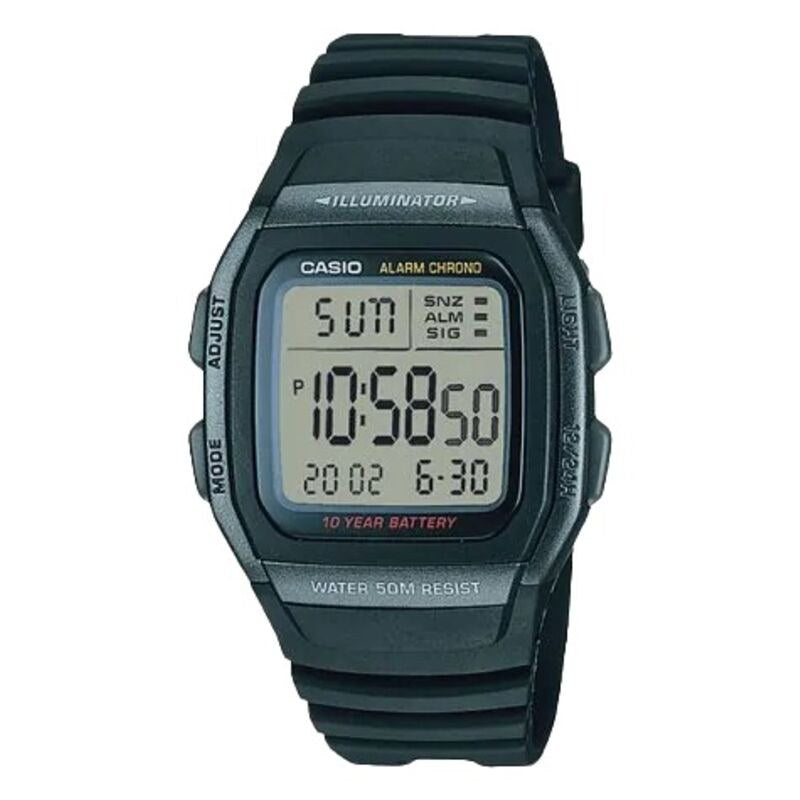 Casio Classic W96H-1BV Silver quartz resin watch