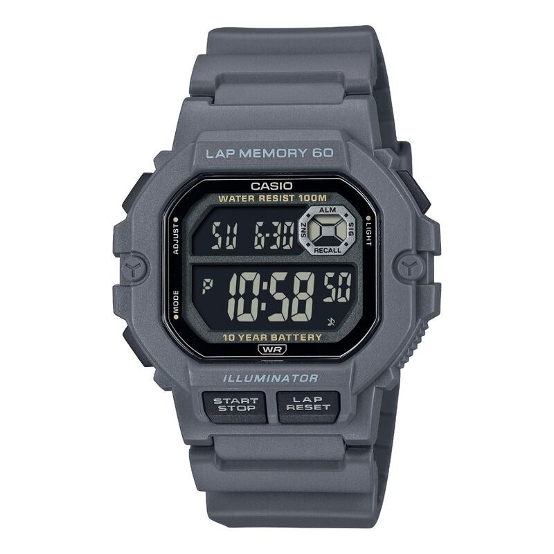 Casio Classic WS1400H-8BV Black quartz resin watch